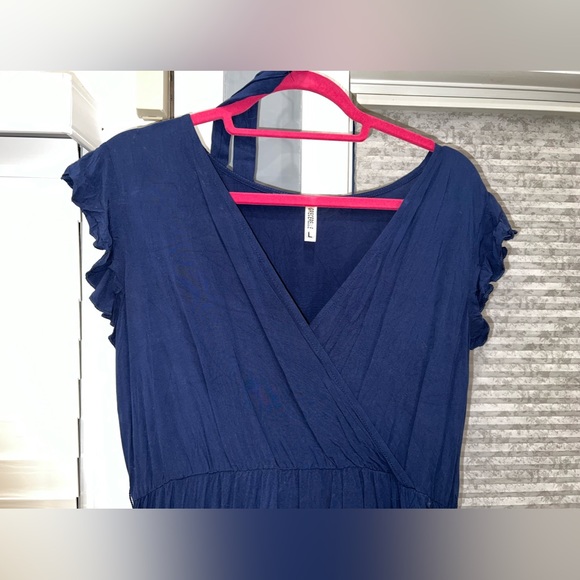 Women's Spring/Summer Boho V-Neck Maxi Dress - Picture 3 of 9